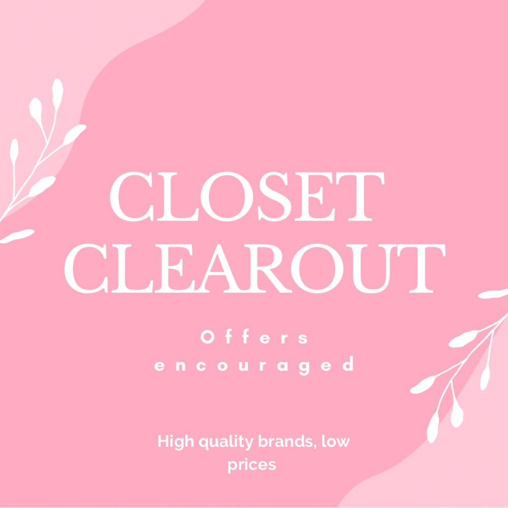 $5 starting bids! Size XS-Med closet clearout!